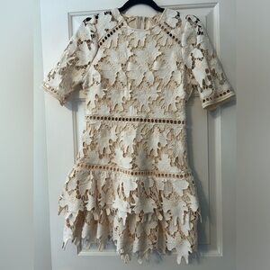 Cream Lace Dress